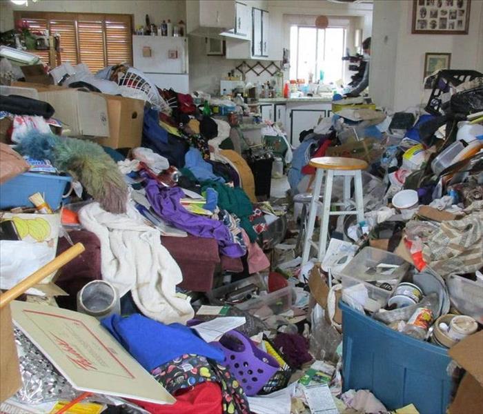 Hoarding situation in Houston home.